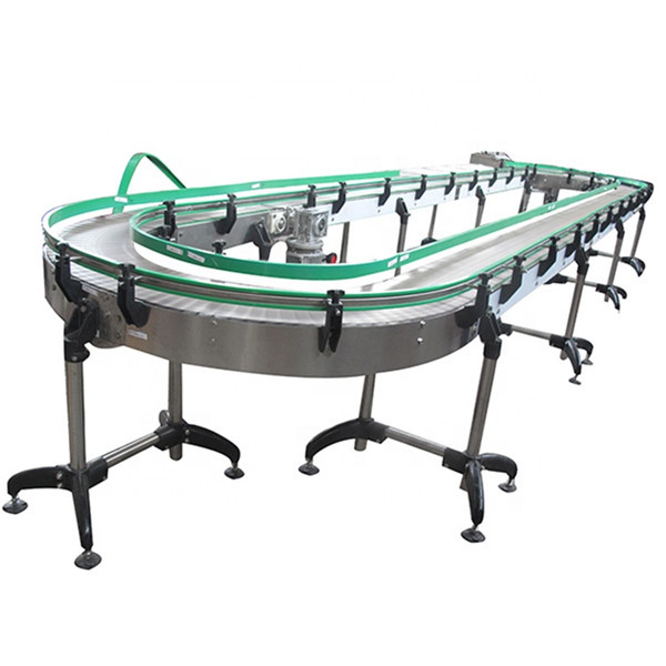 Bottle Conveyor Belt System 4 Şüşə konveyer kəmər sistemi